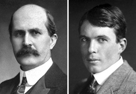 W. H. Bragg (1862 – 1942) and W. L. Bragg (1890 – 1971)